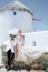 Mykonos luxury elopement - style shoot at Mykonos Riviera